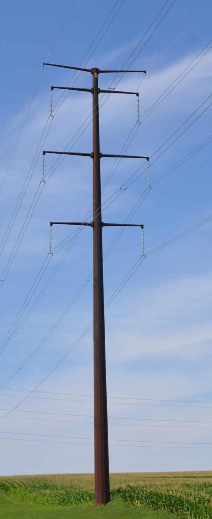 Example of a double-circuit structure